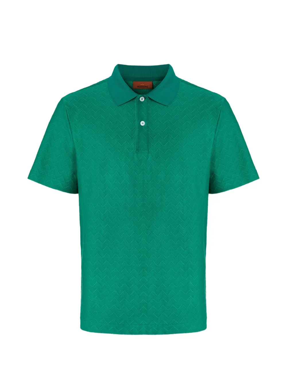 Missoni button polo shirt - Verde