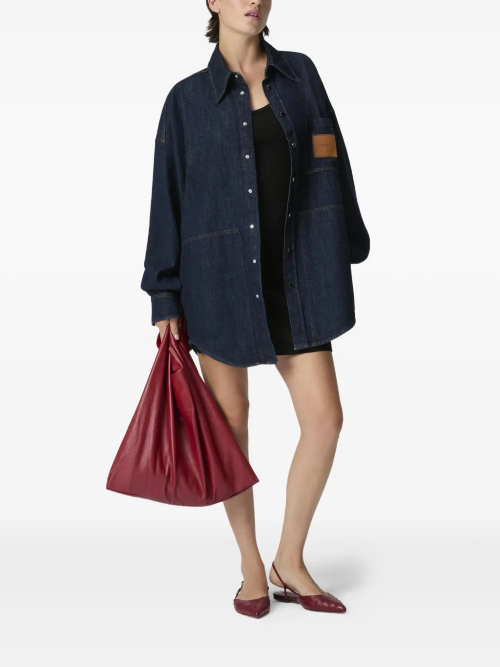 Missoni Blouse met logopatch Blauw