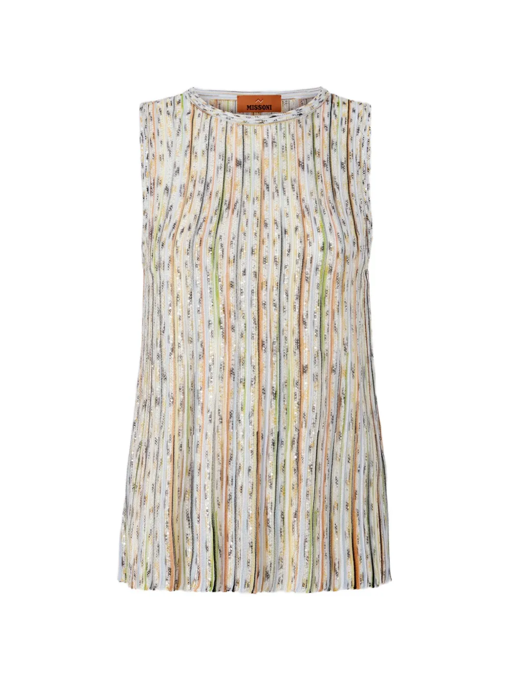 Missoni sequin-embellished round-neck top - Toni neutri