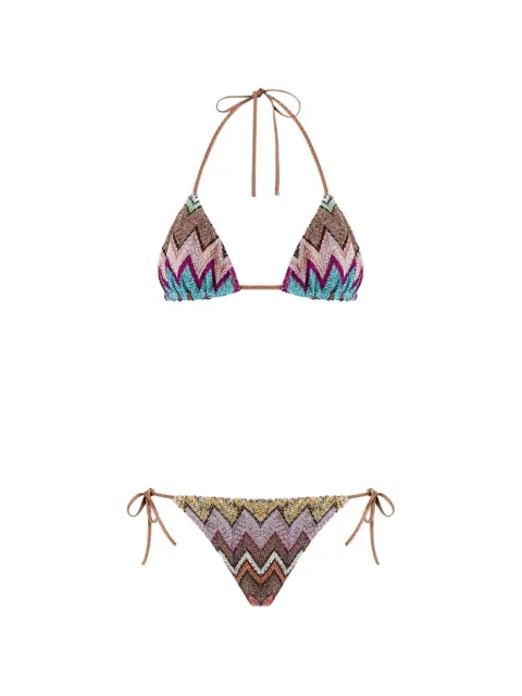 Missoni zigzag-patterned bikini