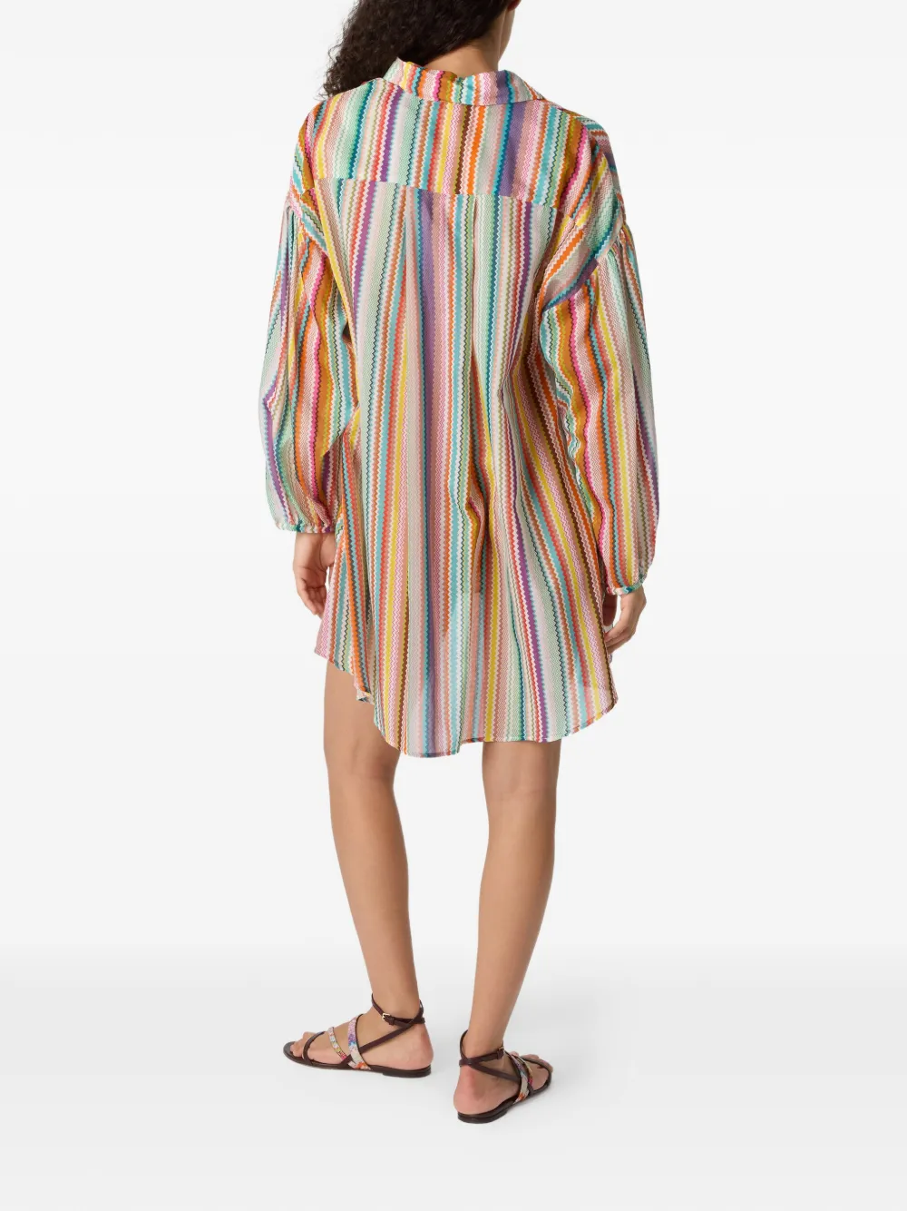 Missoni Blouse met zigzag-patroon Rood
