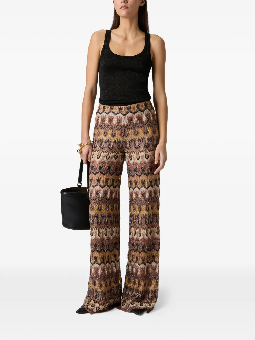  Missoni Patterned Trousers - Brown 