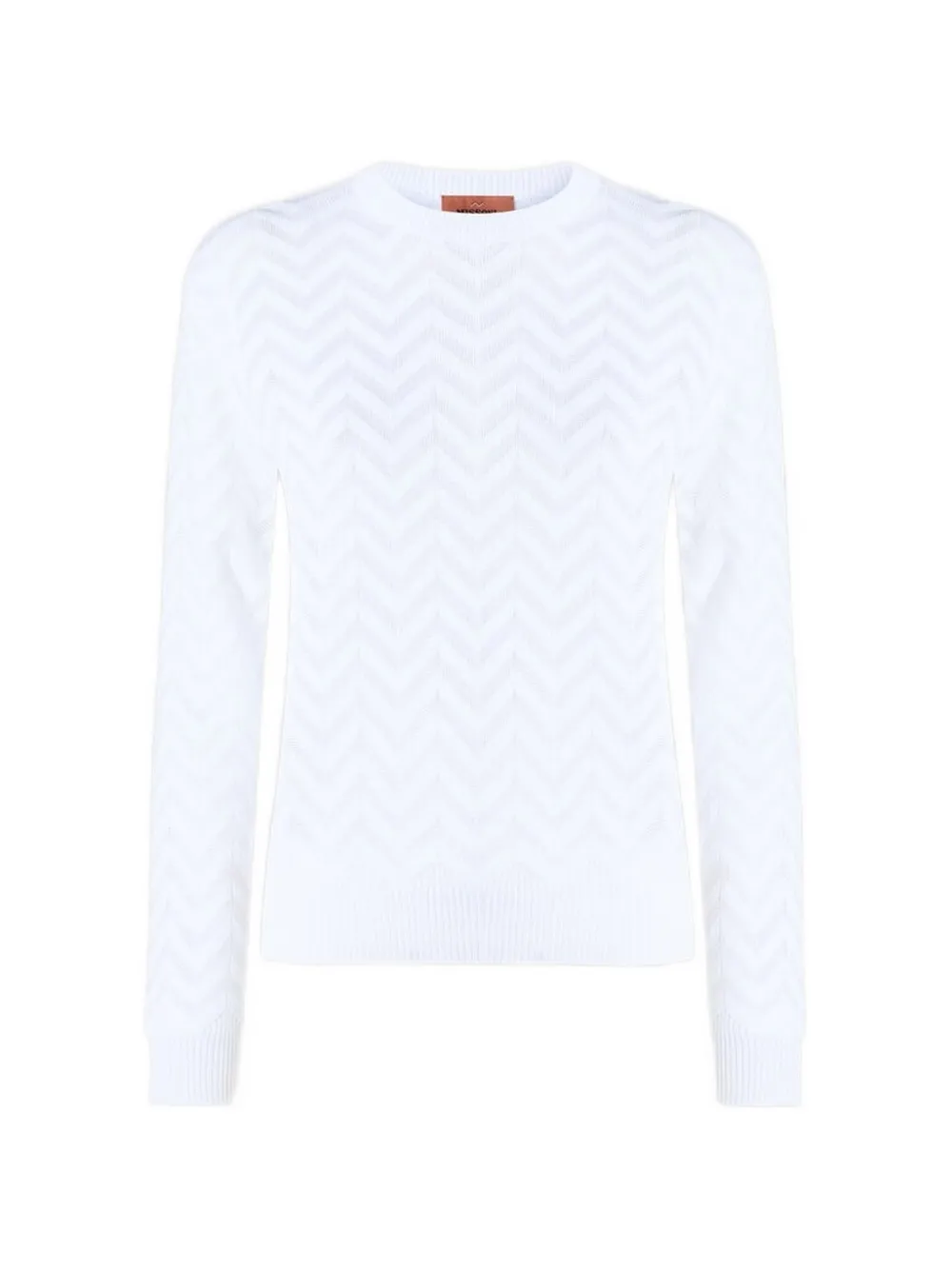 Missoni Trui met chevron streep Wit