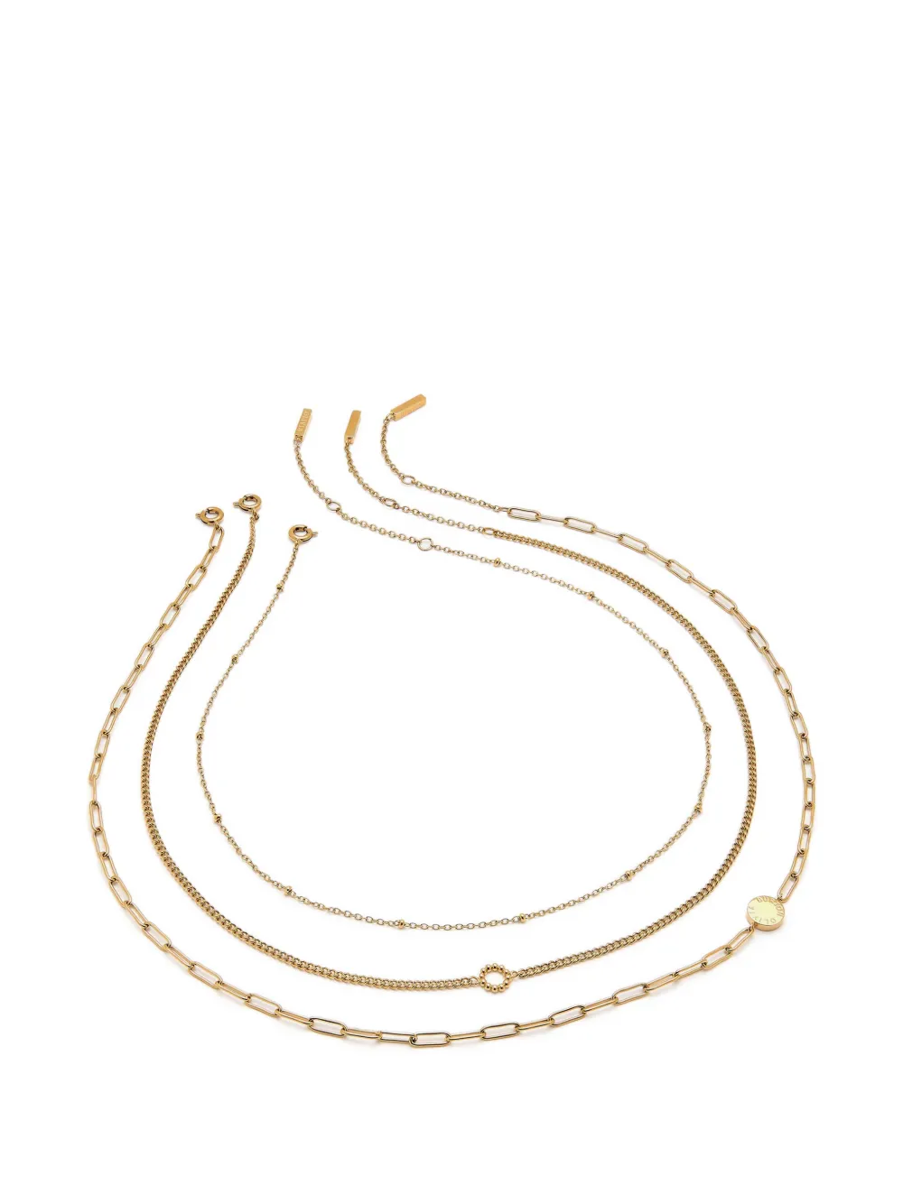 olivia burton Illusion Stacking necklace set - Gold