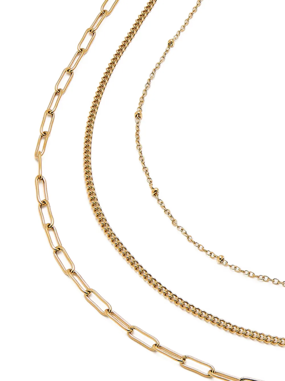 Olivia burton Illusion Stacking necklace set - Goud