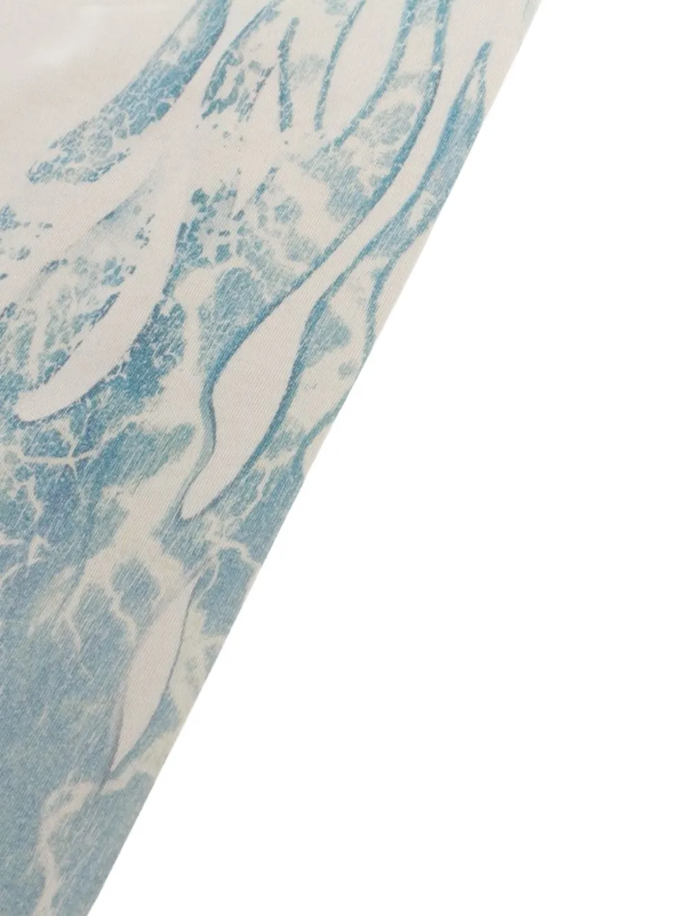 Bldg4 Graphic Print Long-sleeve T-shirt In Neutral