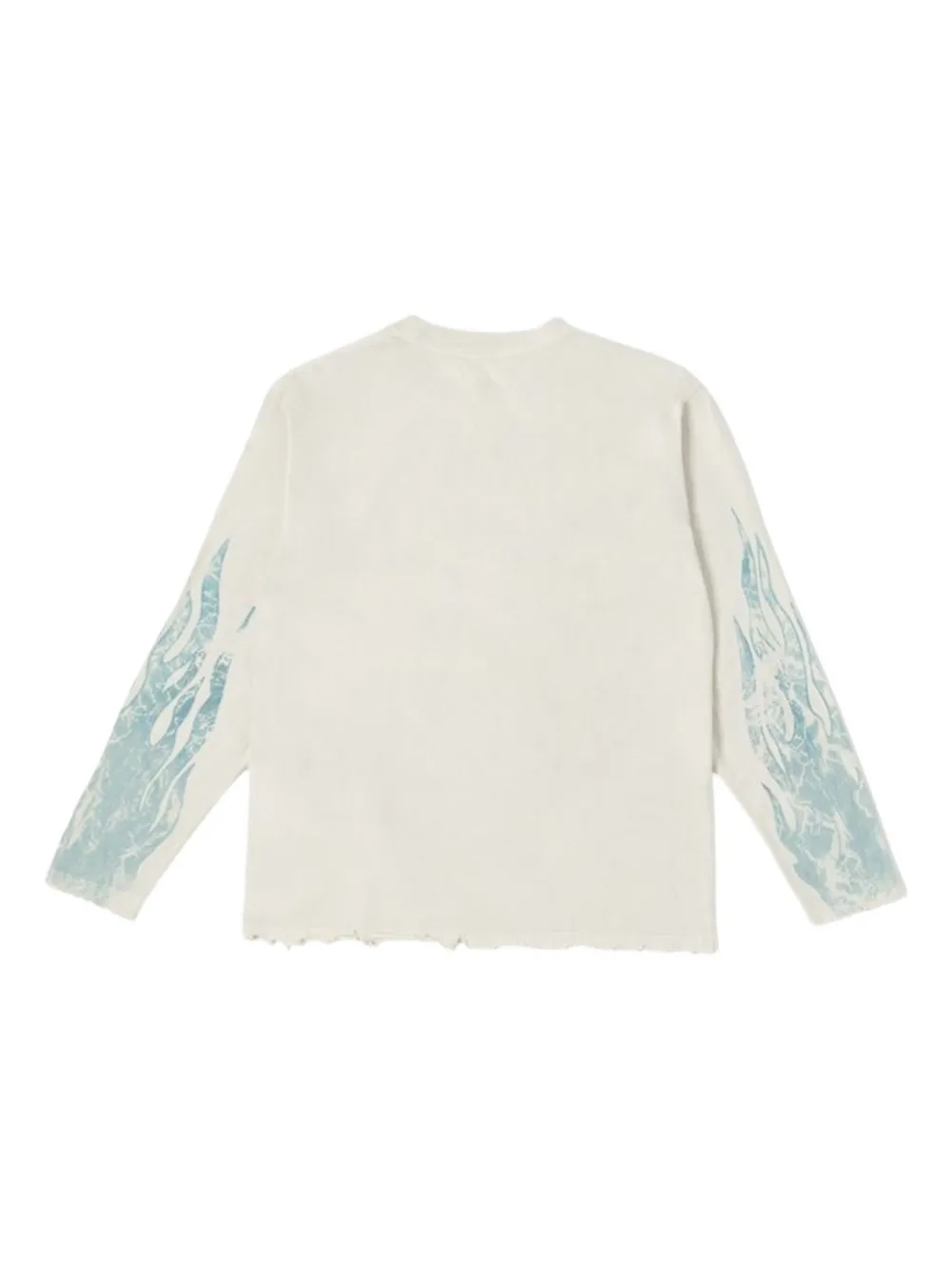 Bldg4 Graphic Print Long-sleeve T-shirt In Neutral