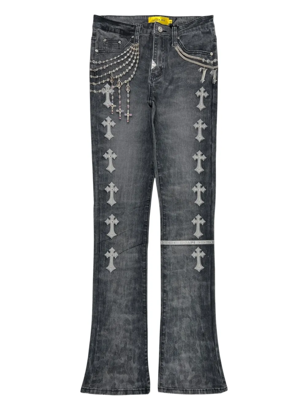 GUAPI jeans Heavens Rosary Cross | gris | Image 1
