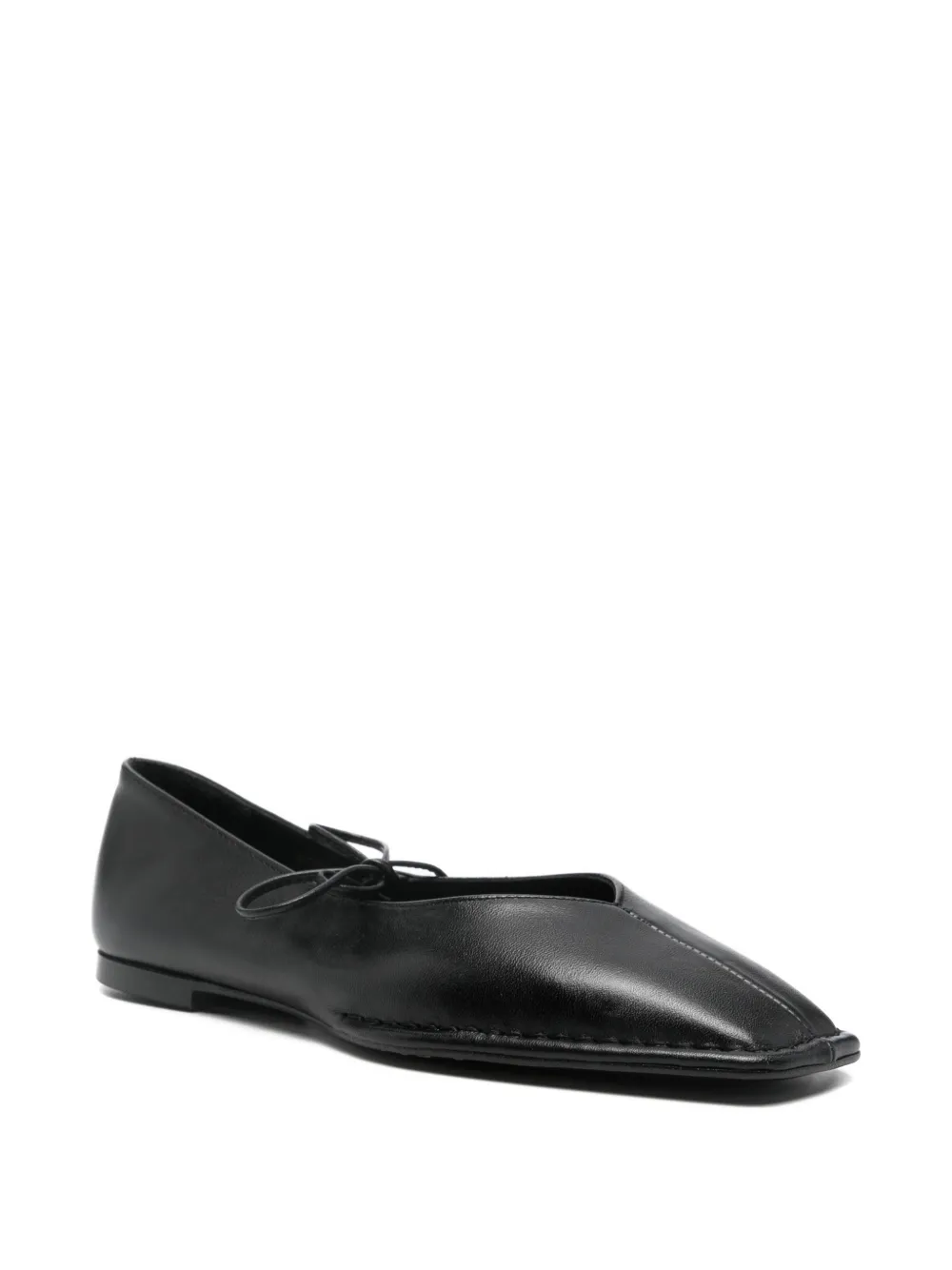 ALOHAS square-toe ballet flats - Zwart