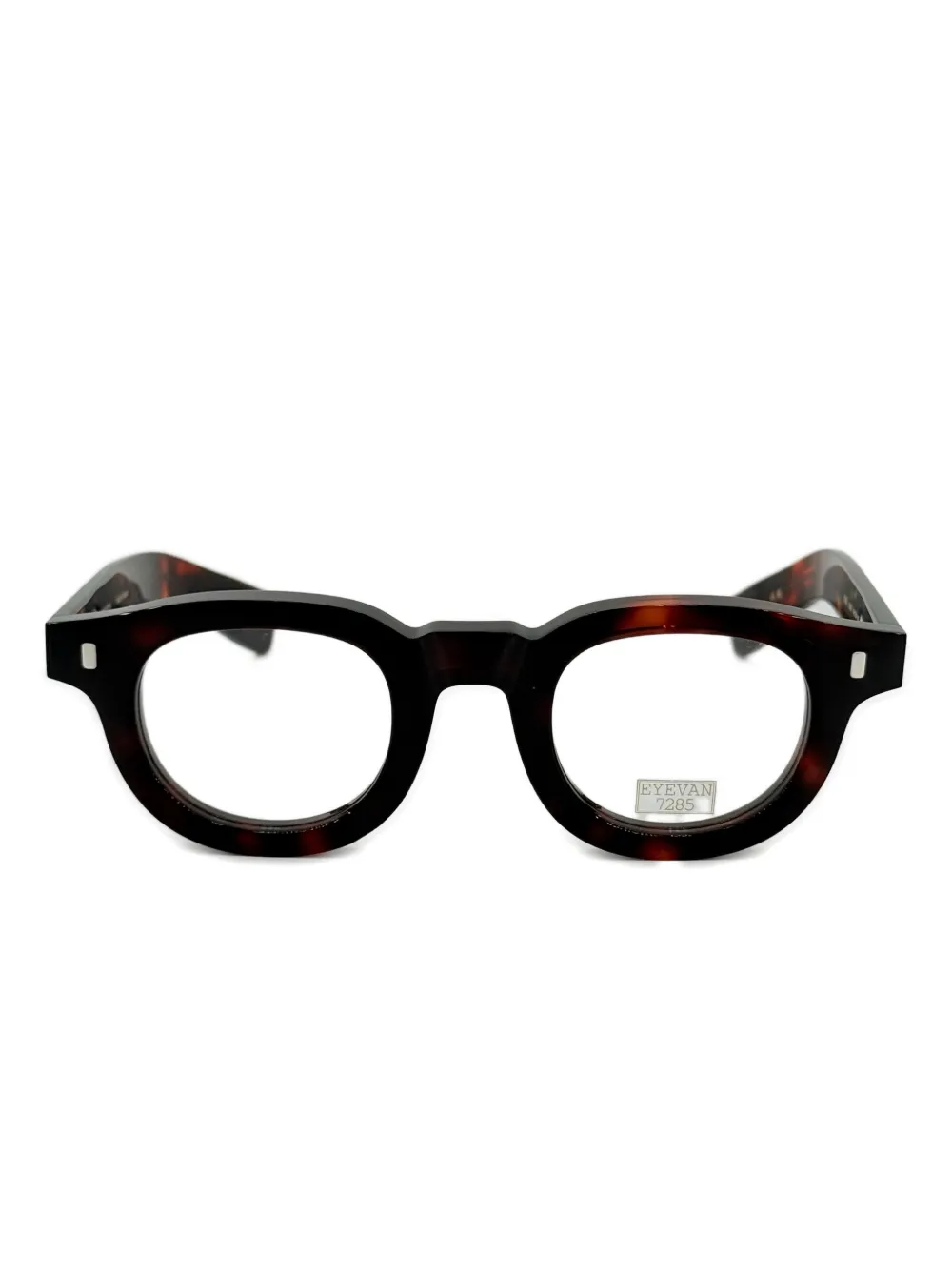 Eyevan7285 369E round-frame glasses | Brown | Image 1