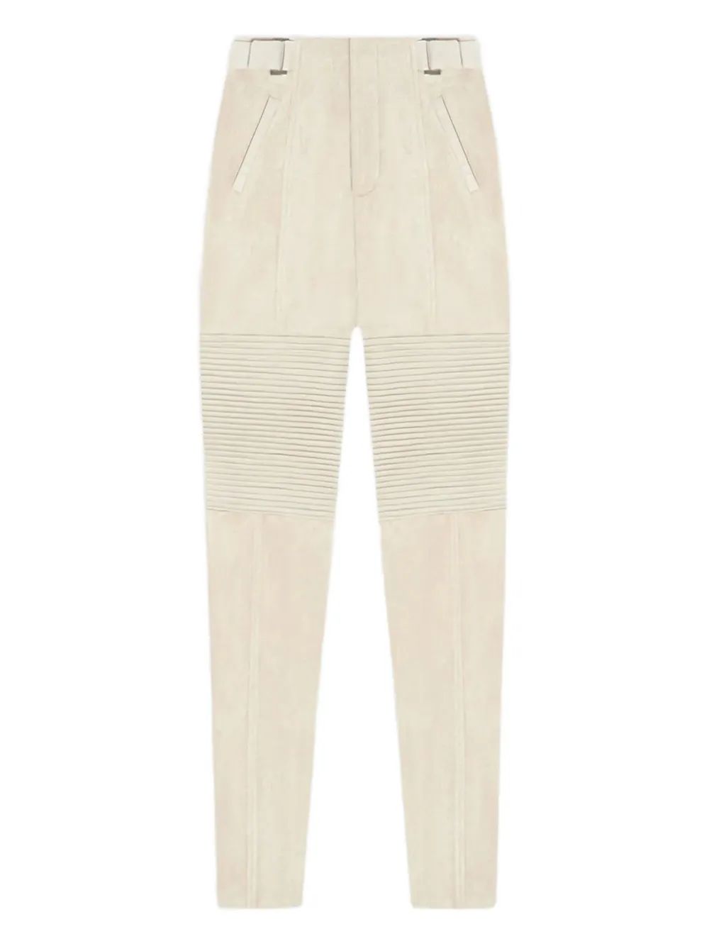 Manière De Voir ribbed knee panel leggings - Toni neutri