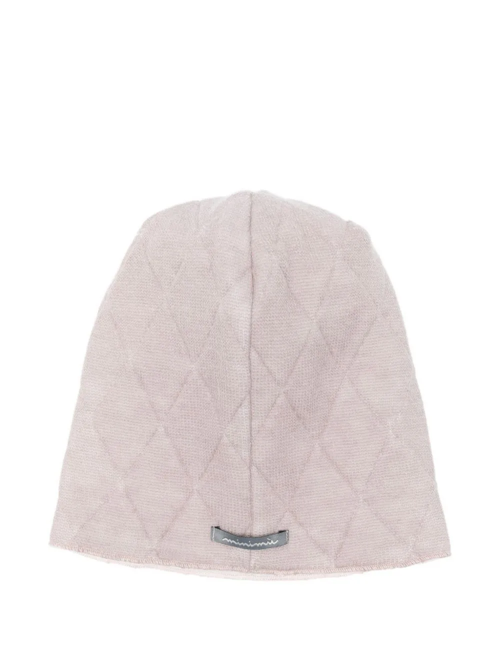 minimù quilted-motif beanie | Pink | Image 1