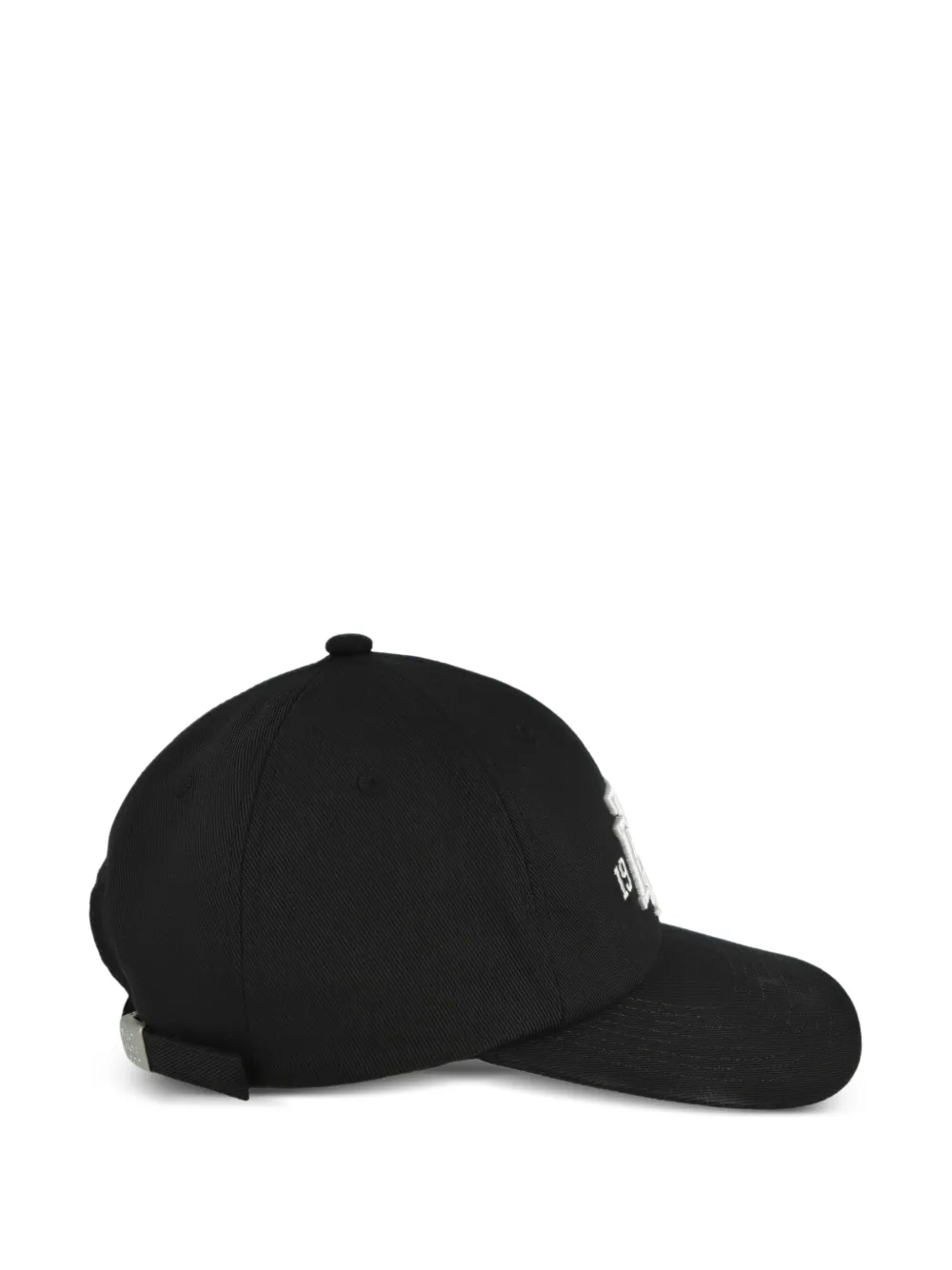 lettering-embroidered baseball cap