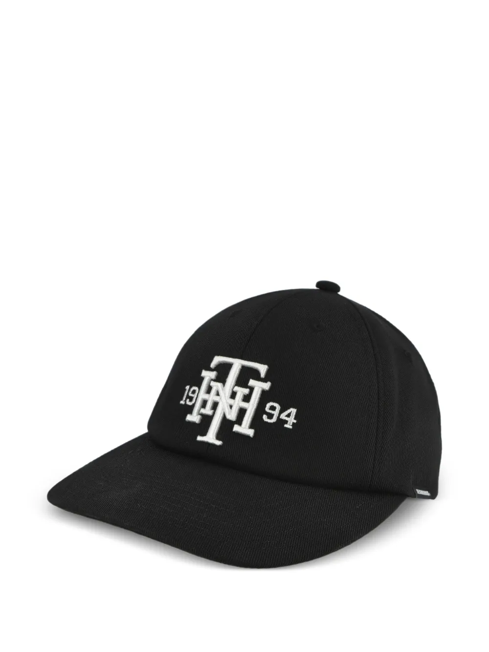lettering-embroidered baseball cap