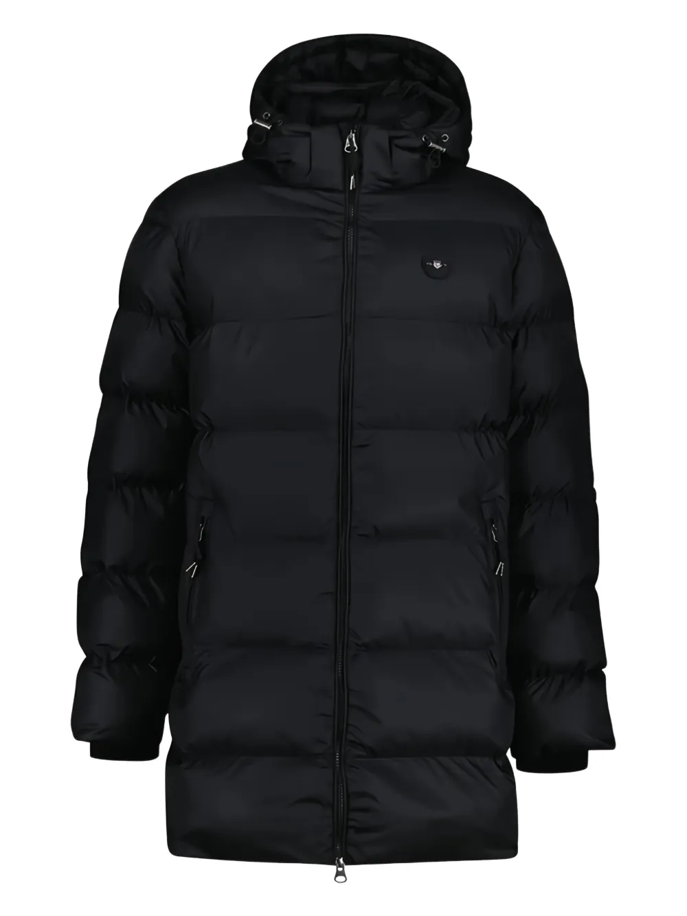 Gant hooded quilted jacket | Black | Image 1