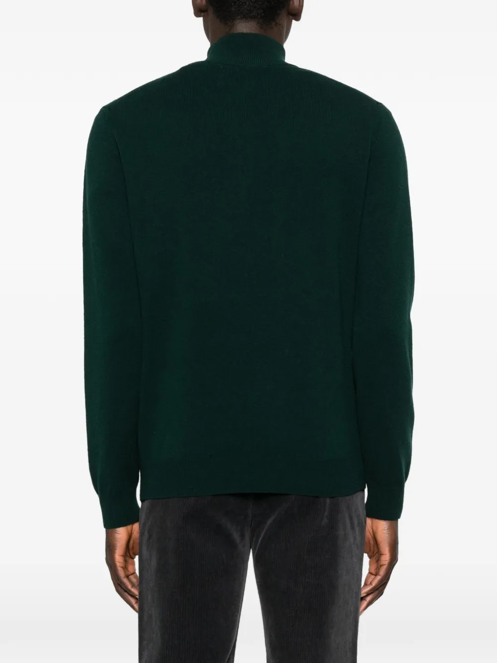 Gant Trui met halve rits Groen