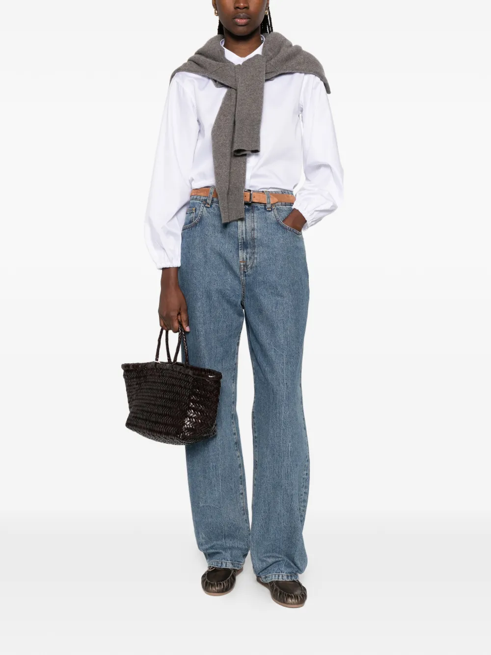  Gant Blusa De Algodón - Blanco 