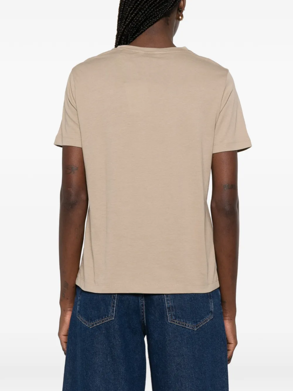 Gant Shield T-shirt met korte mouwen Beige