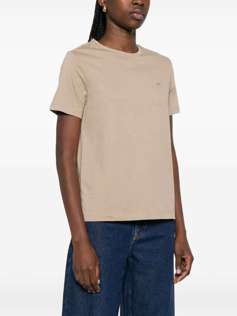  Gant Shield Short-sleeve T-shirt - Neutrals 