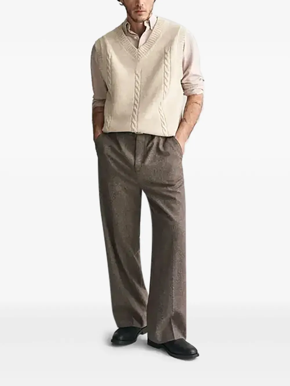 Gant Oxford overhemd - Beige