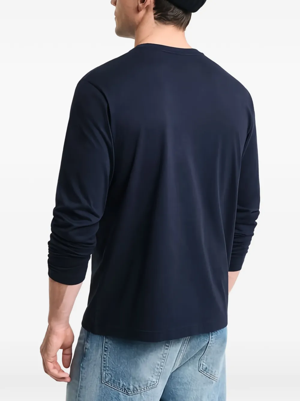 Gant Shield Long-sleeve T-shirt In Blue