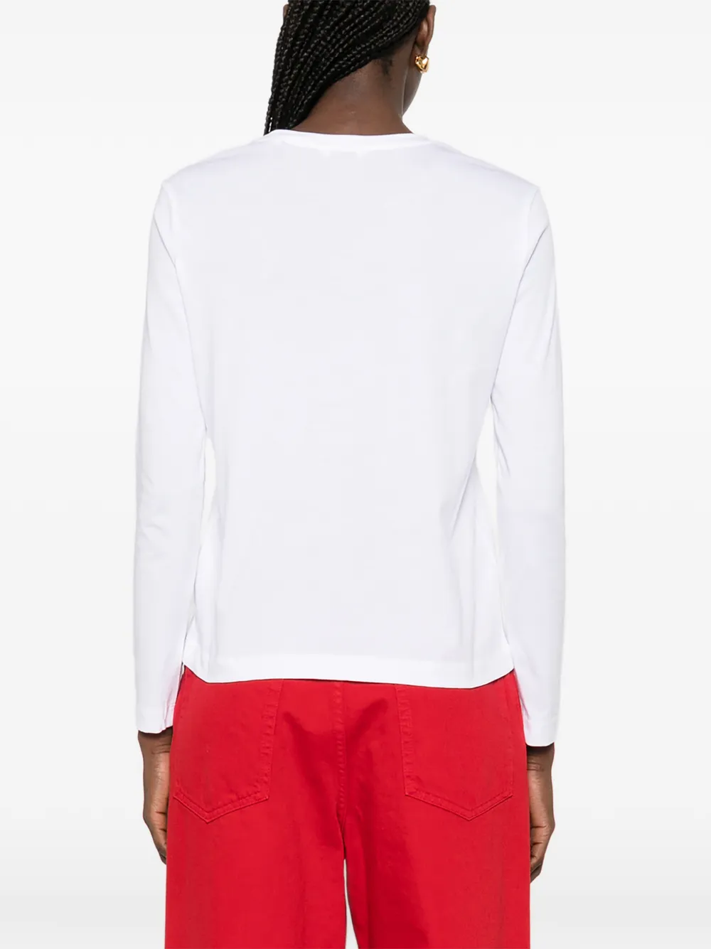 Gant Shield T-shirt met lange mouwen Wit
