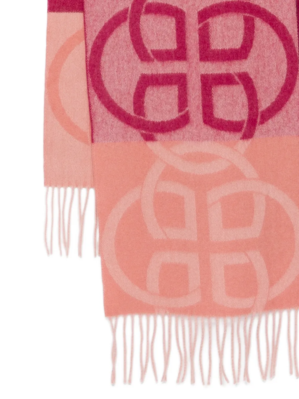  Gant Monogram-pattern Scarf - Pink 