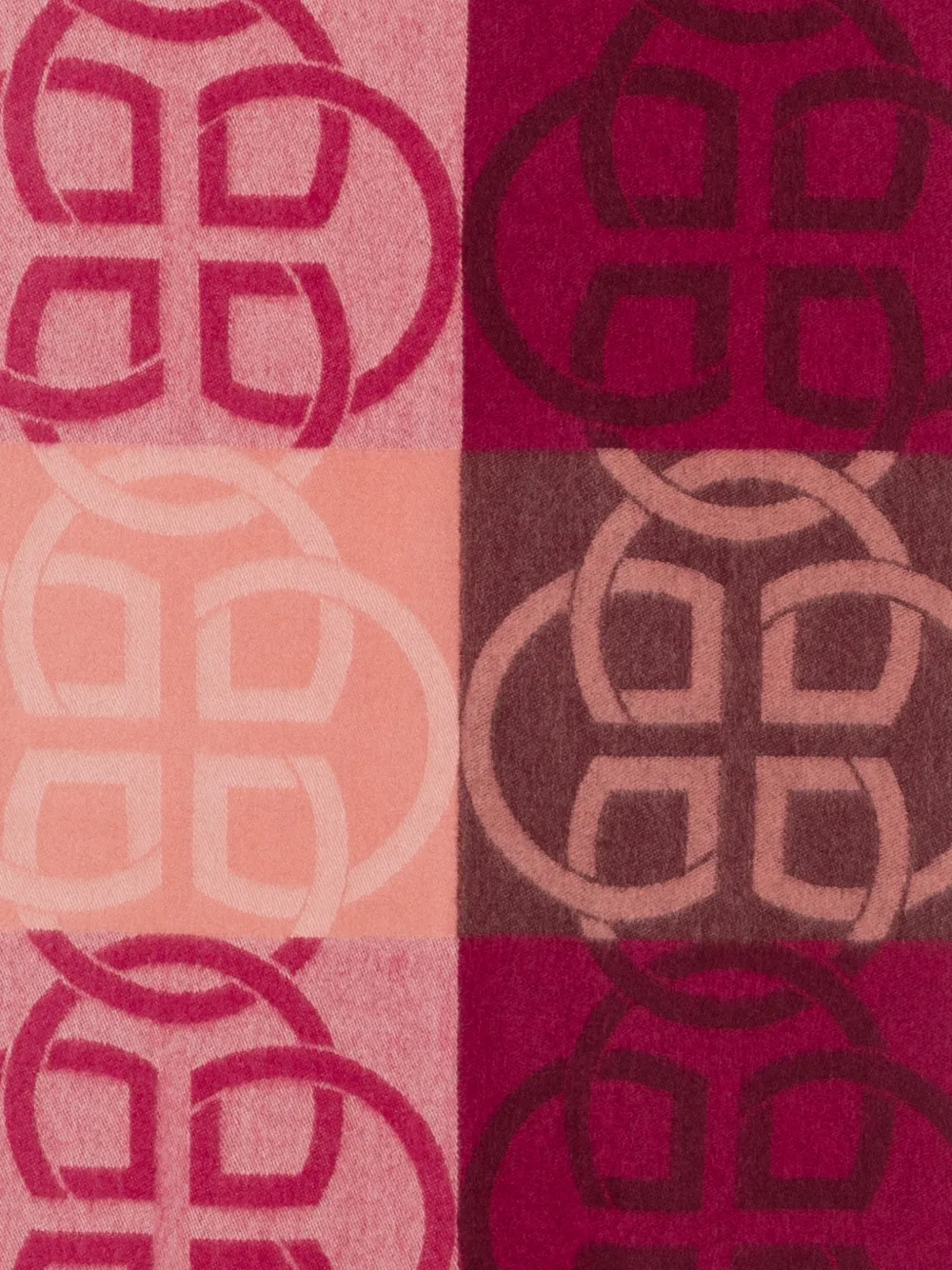  Gant Monogram-pattern Scarf - Pink 