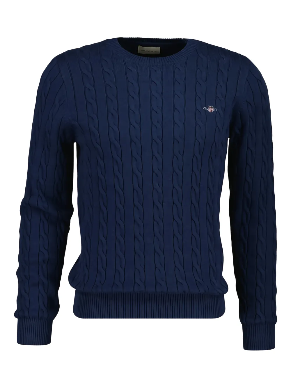 Gant pull en maille torsadée | bleu | Image 1