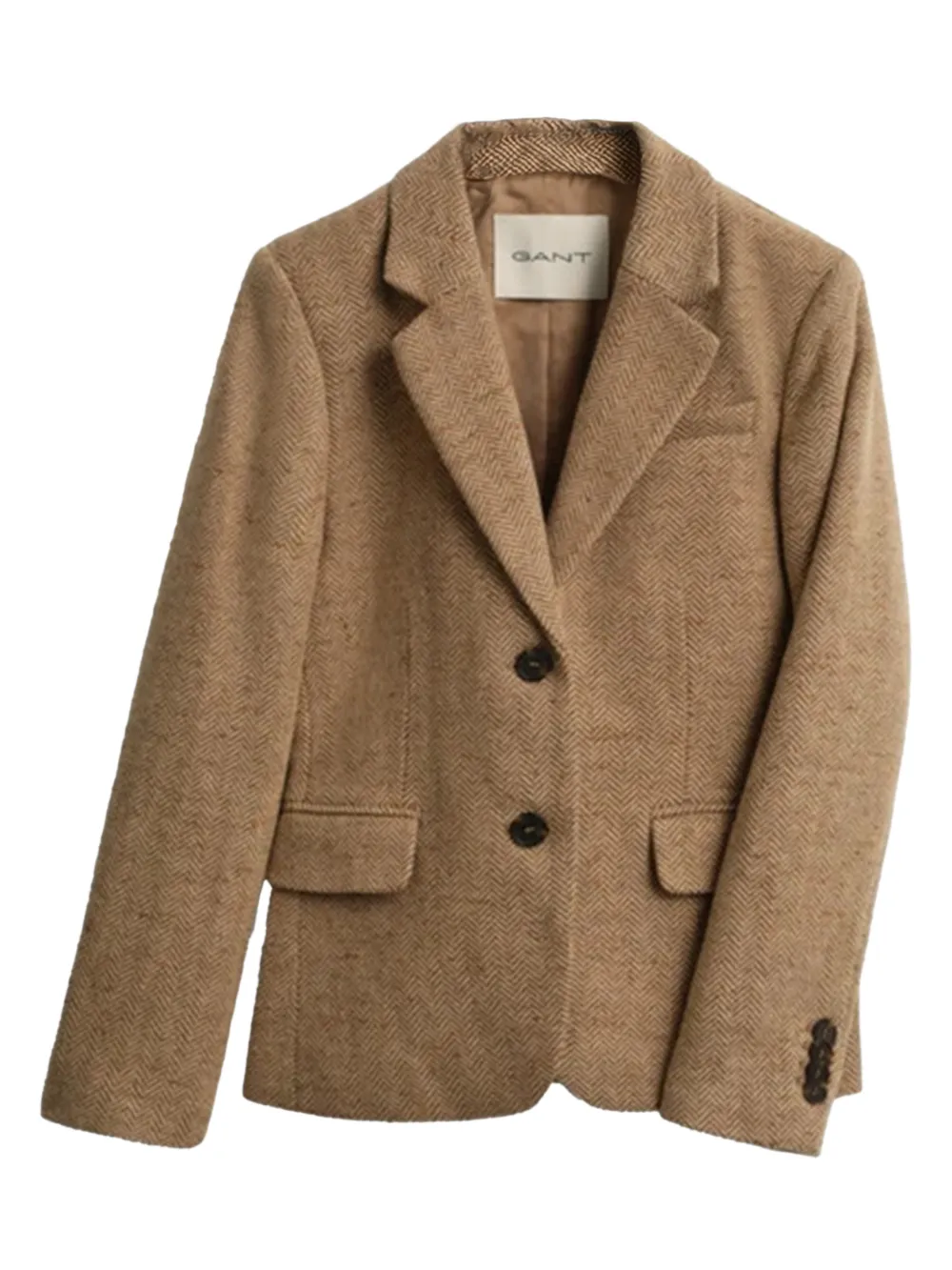 Gant herringbone blazer | Brown | Image 1
