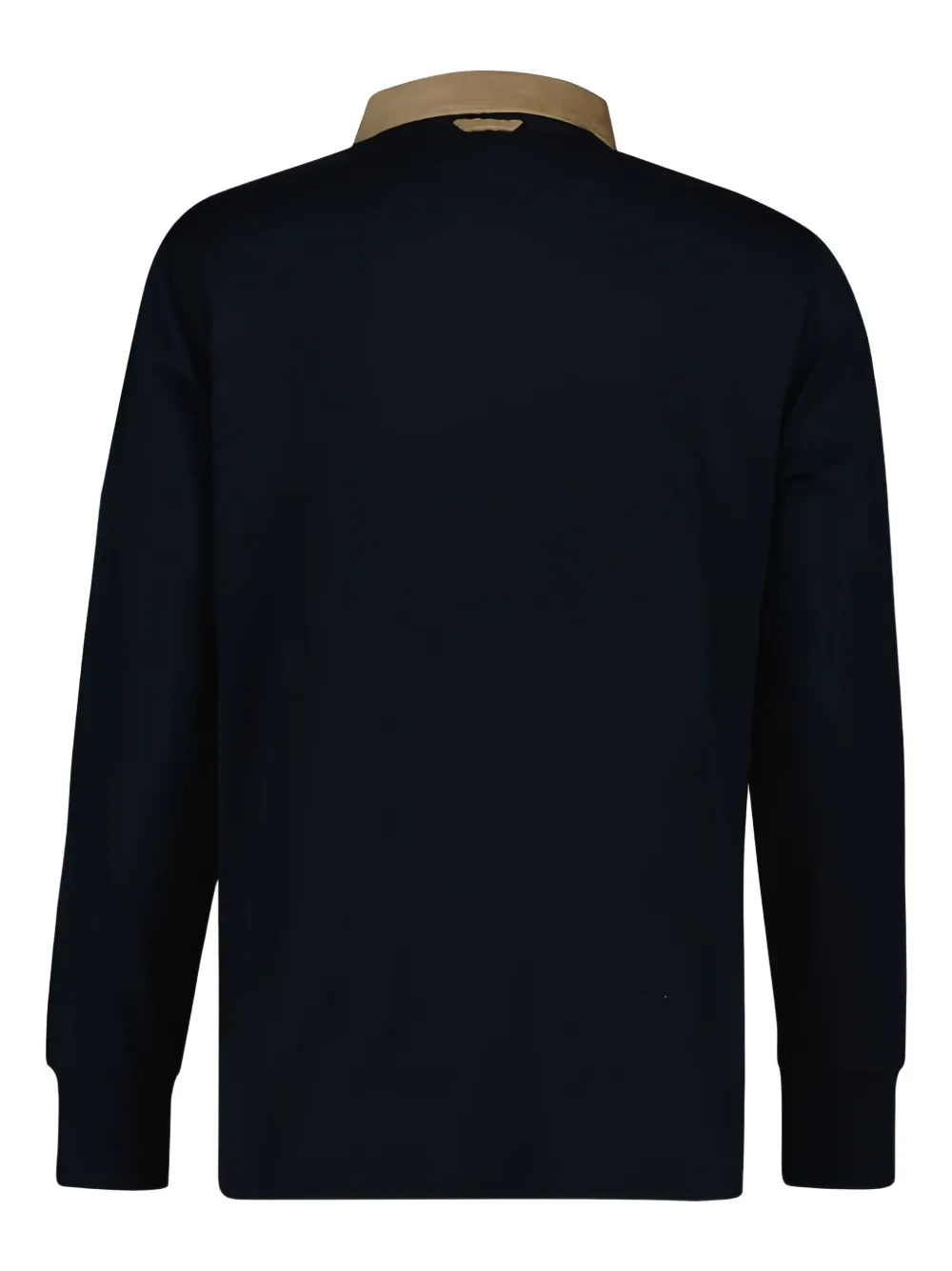 Gant Heavy Rugge poloshirt met koord kraag - Blauw