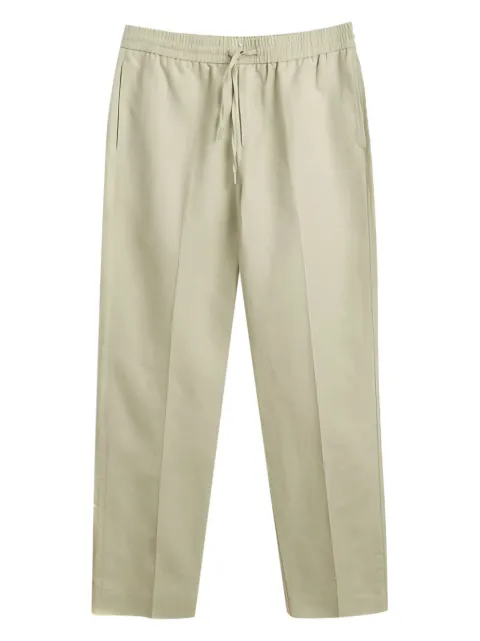 Gant drawstring cotton-linen trousers