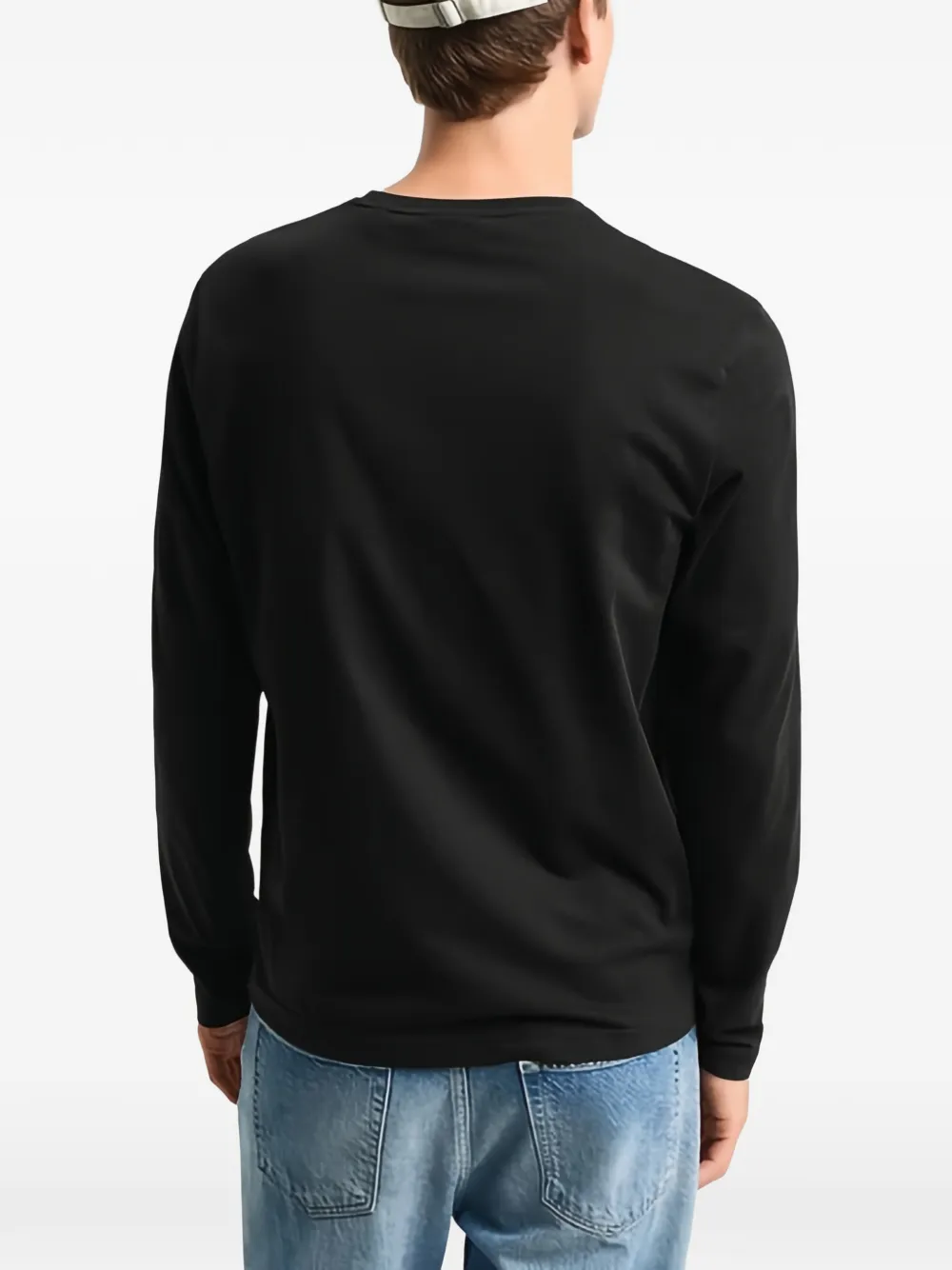 Gant T-shirt met lange mouwen Zwart