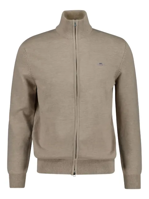 Gant zip-up cardigan