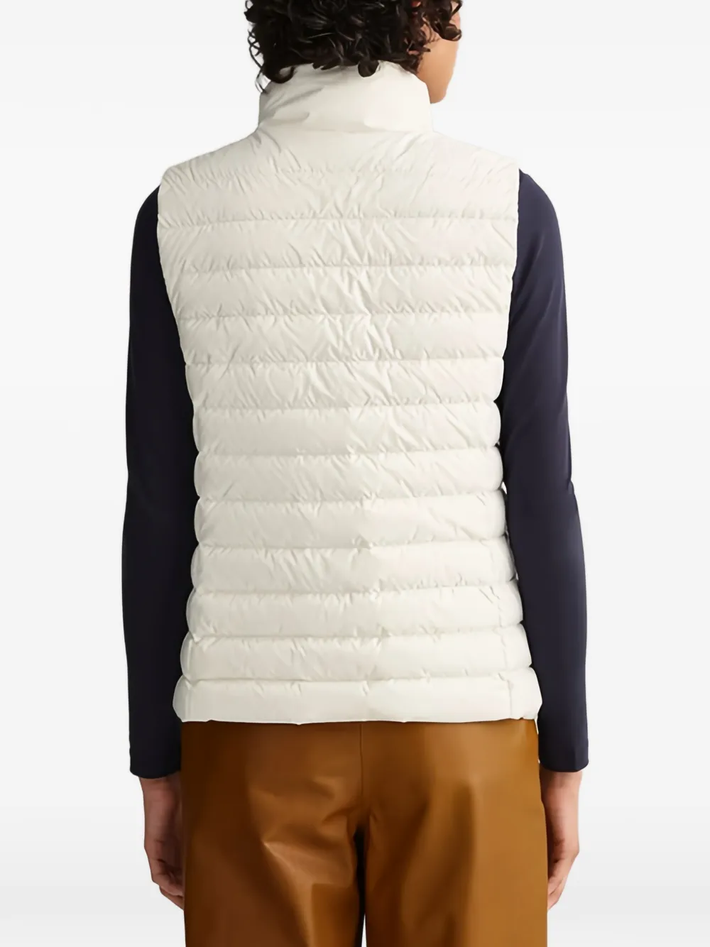 Gant Quilted Down Gilet In Neutral