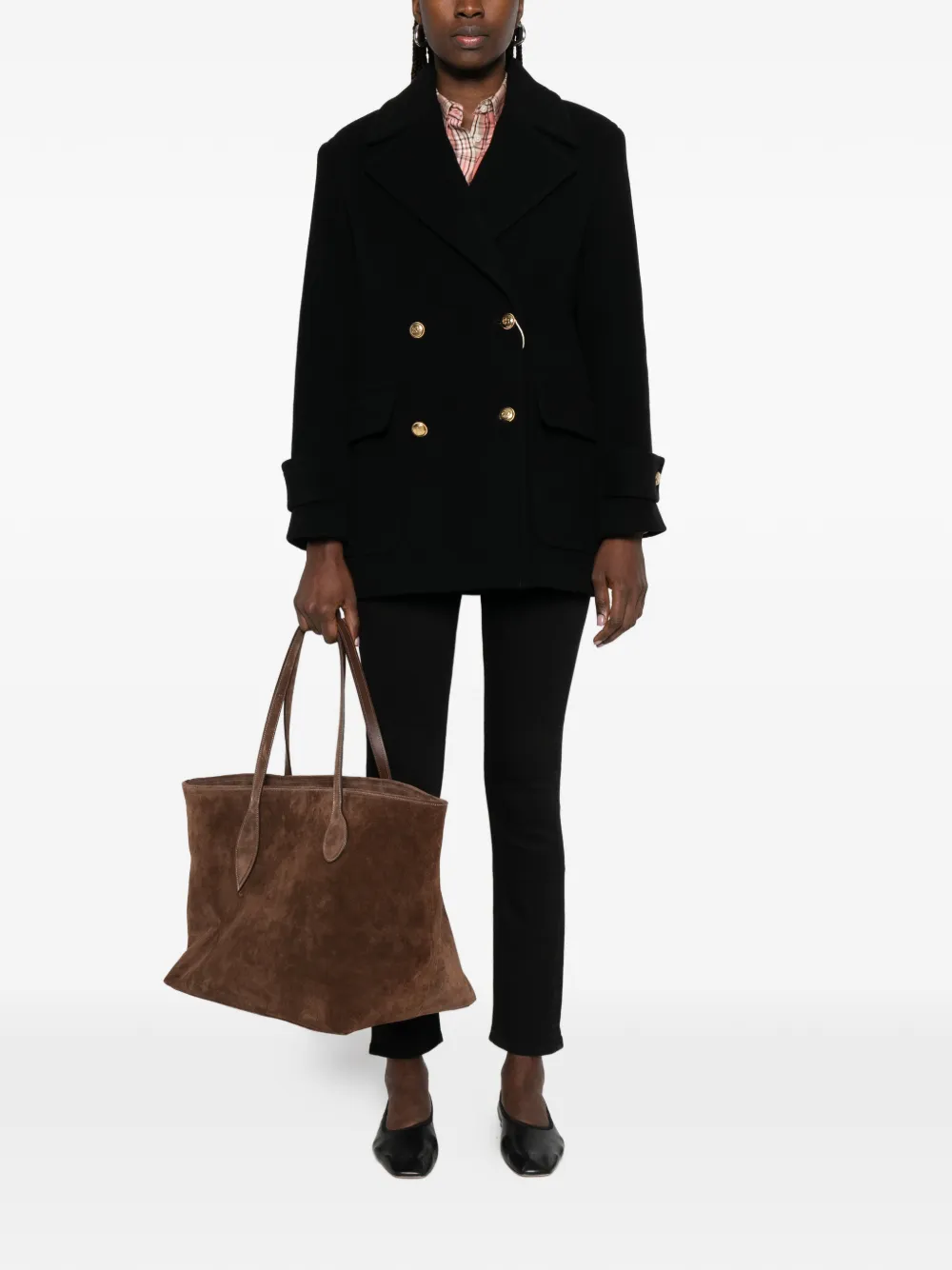  Gant Notch-lapels Peacoat - Black 