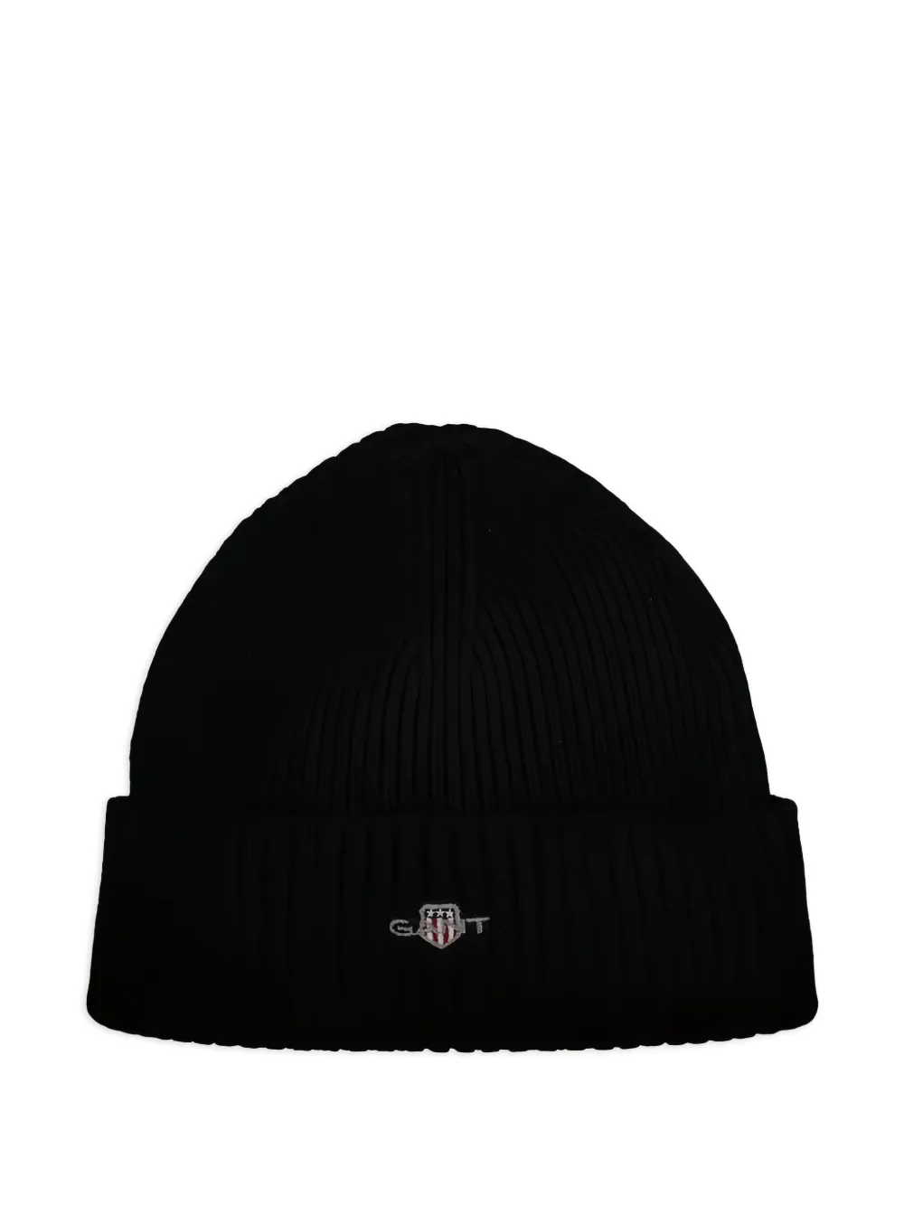 Gant Beanie mit Logo | Schwarz | Image 1