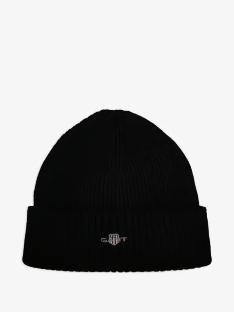 Gant logo cotton blend beanie