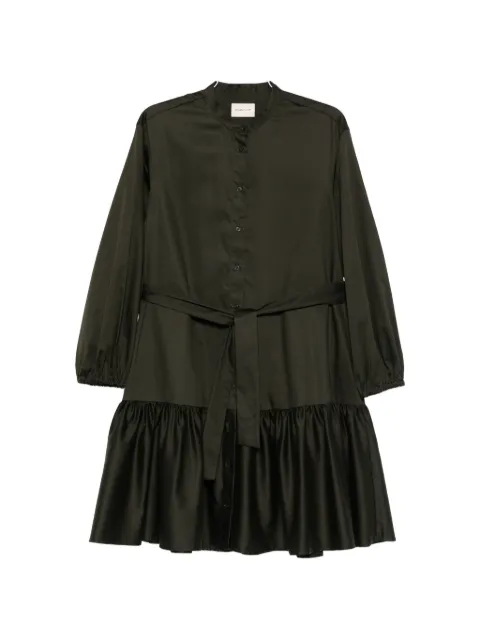 Gant robe en satin à taille nouée