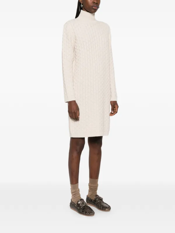 Gant Cable-knit Mini Dress - Neutrals Gant Cable-knit Mini Dress - Neutrals