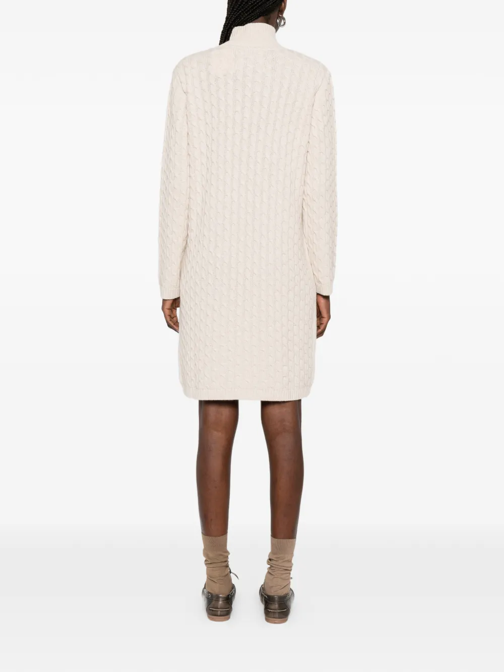 Cable-Knit Mini Dress