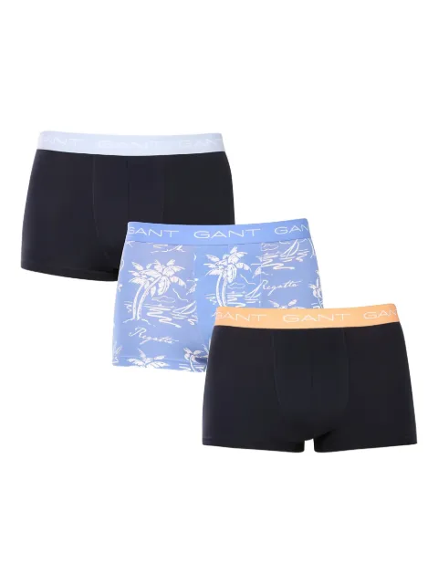 Gant island print trunk (pack of three)
