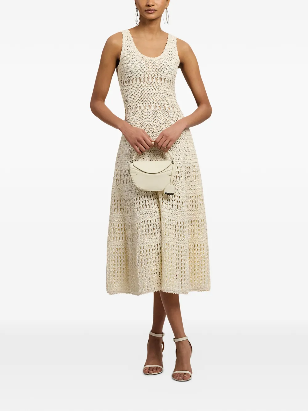  Ralph Lauren Collection Dad Crochet Dress - Neutrals 
