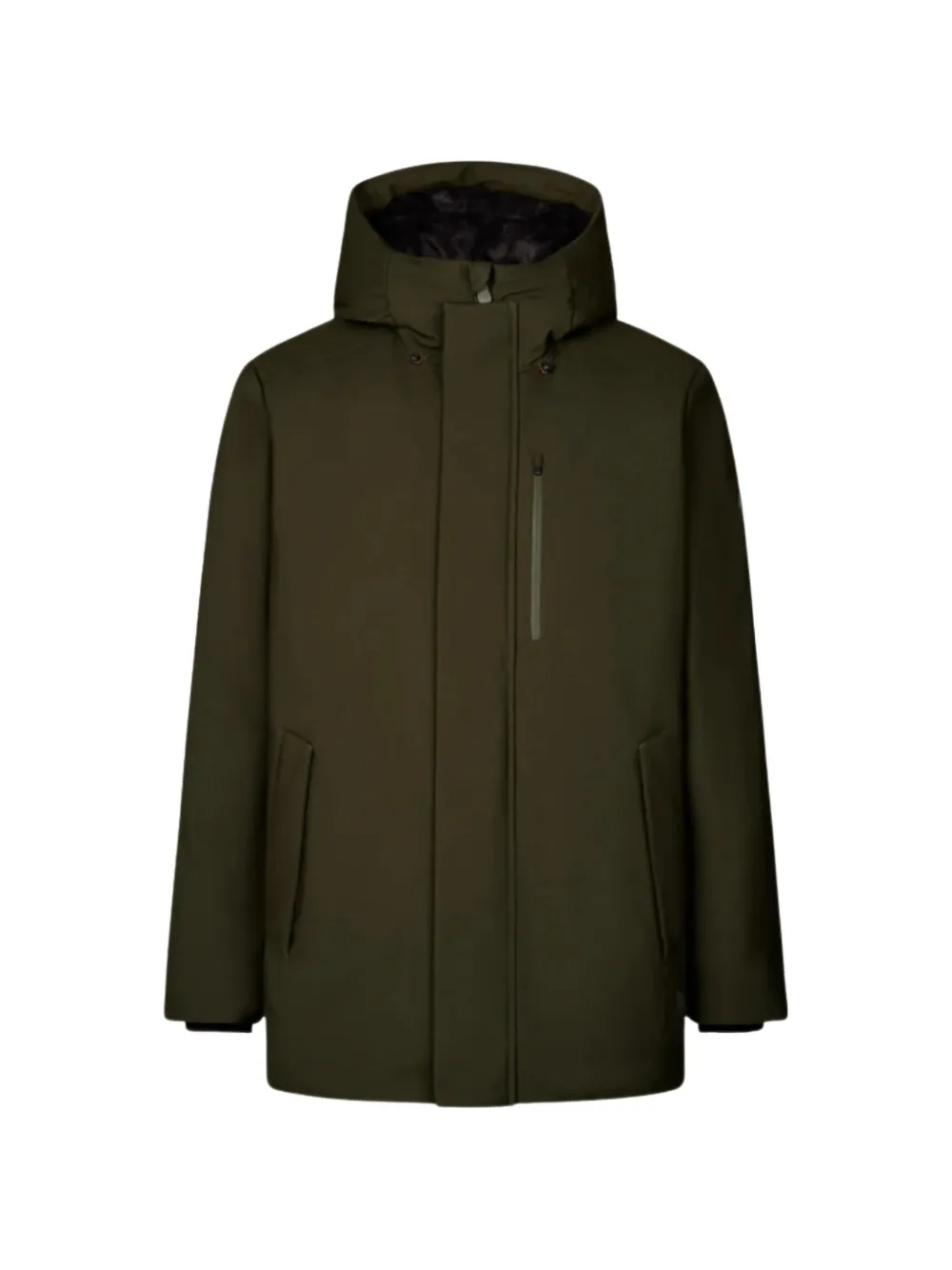Save The Duck hooded zip coat - Verde