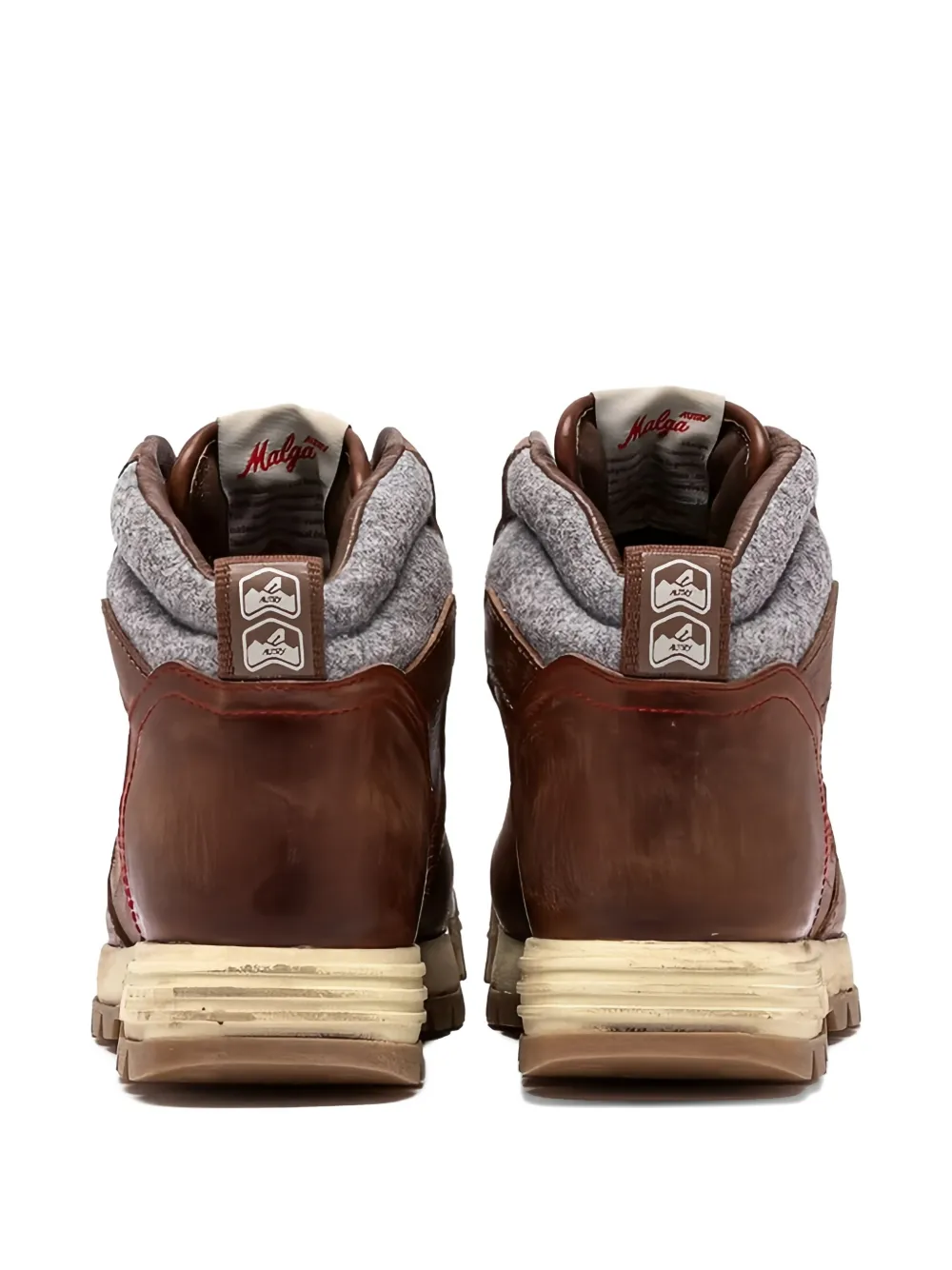 Autry Malga laarzen met logodetail Bruin