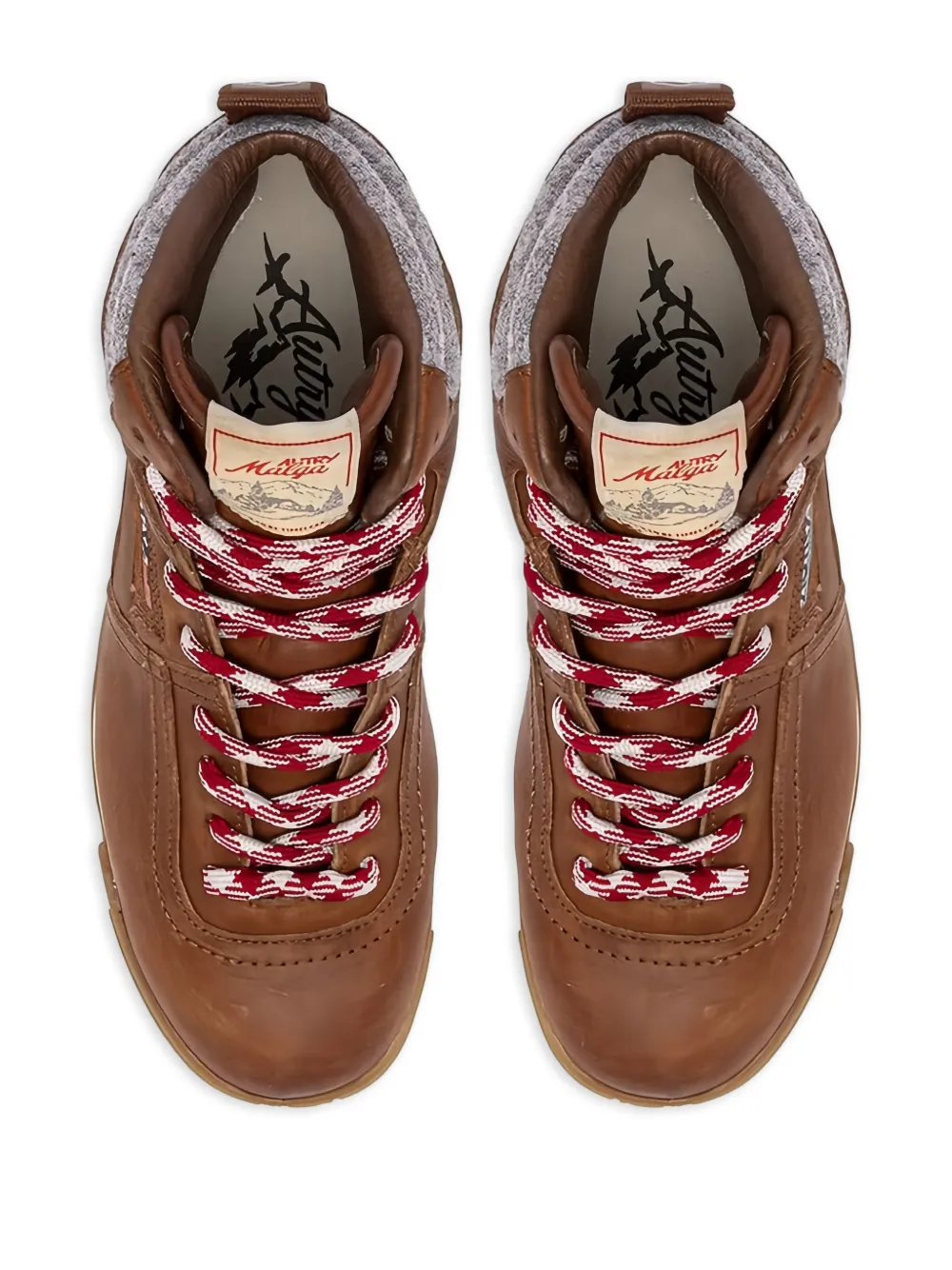 Autry Malga laarzen met logodetail Bruin