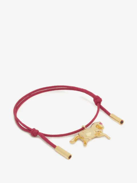 Marni shoelace bracelet with horse charm