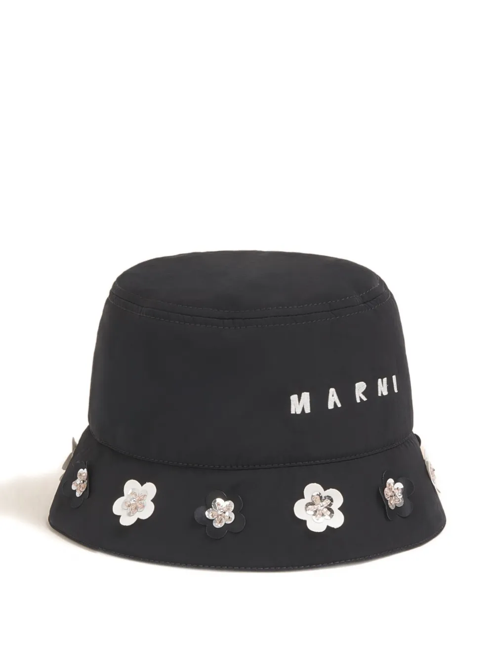 Marni logo bucket hat | Black | Image 1