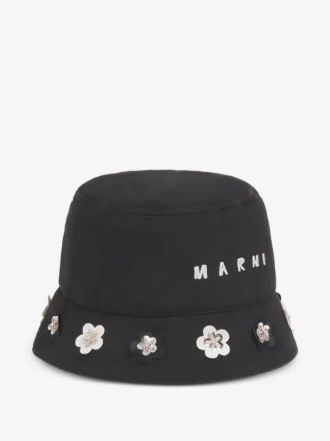 Marni  bob à appliqués fleurs