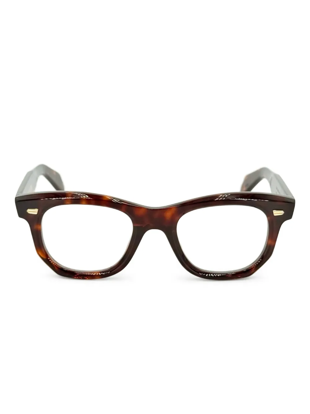 Cutler & Gross lunettes de vue 1409 à monture géométrique | marron | Image 1
